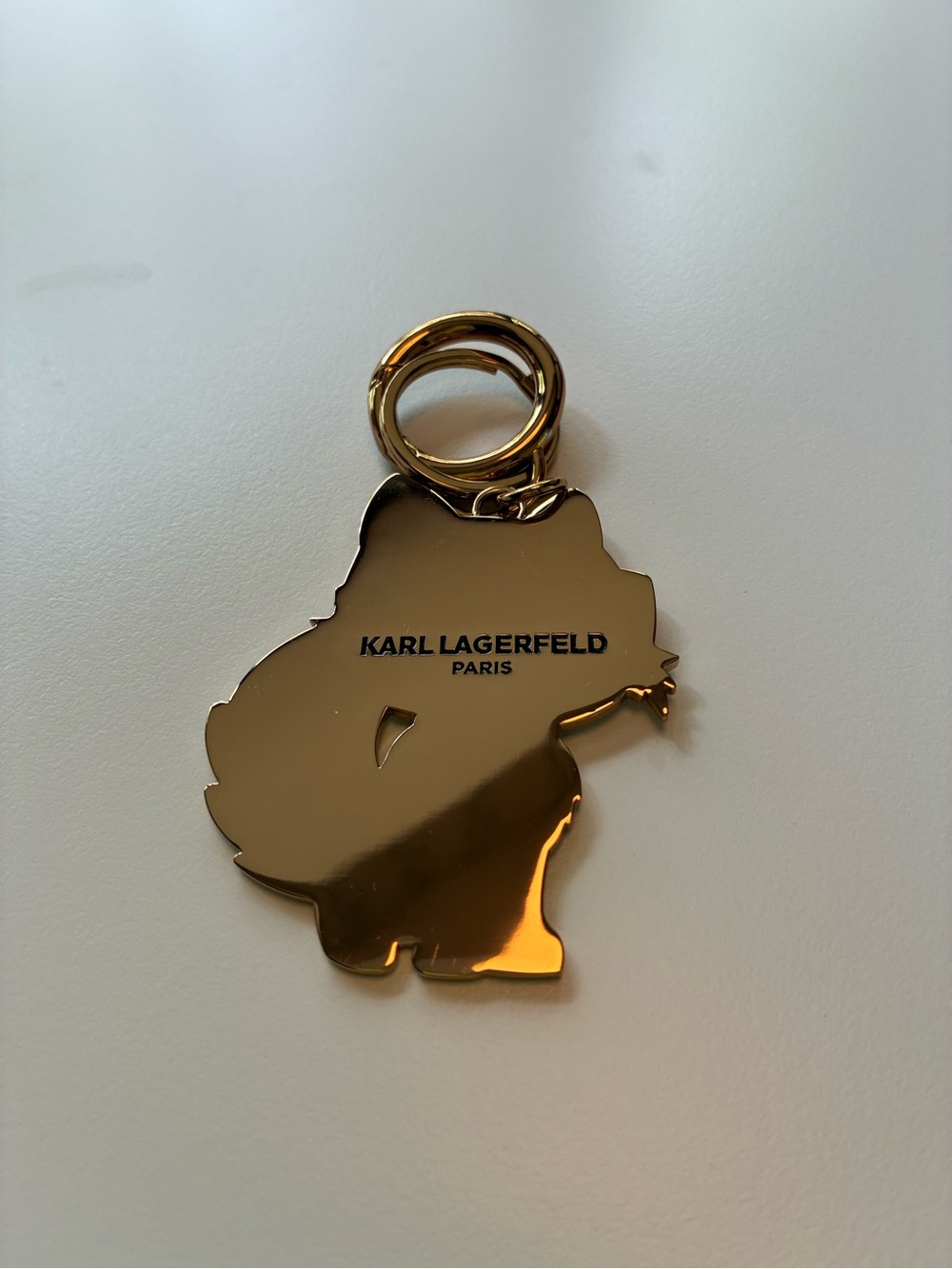 Karl Lagerfeld White Cat (Choupette) Keychain - Picture 2 of 2